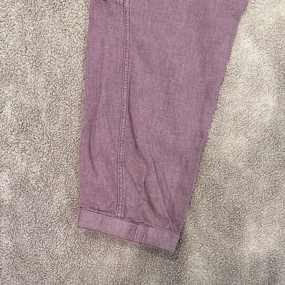 Anthropologie Mauve Jogger Pants - Picture 5 of 6